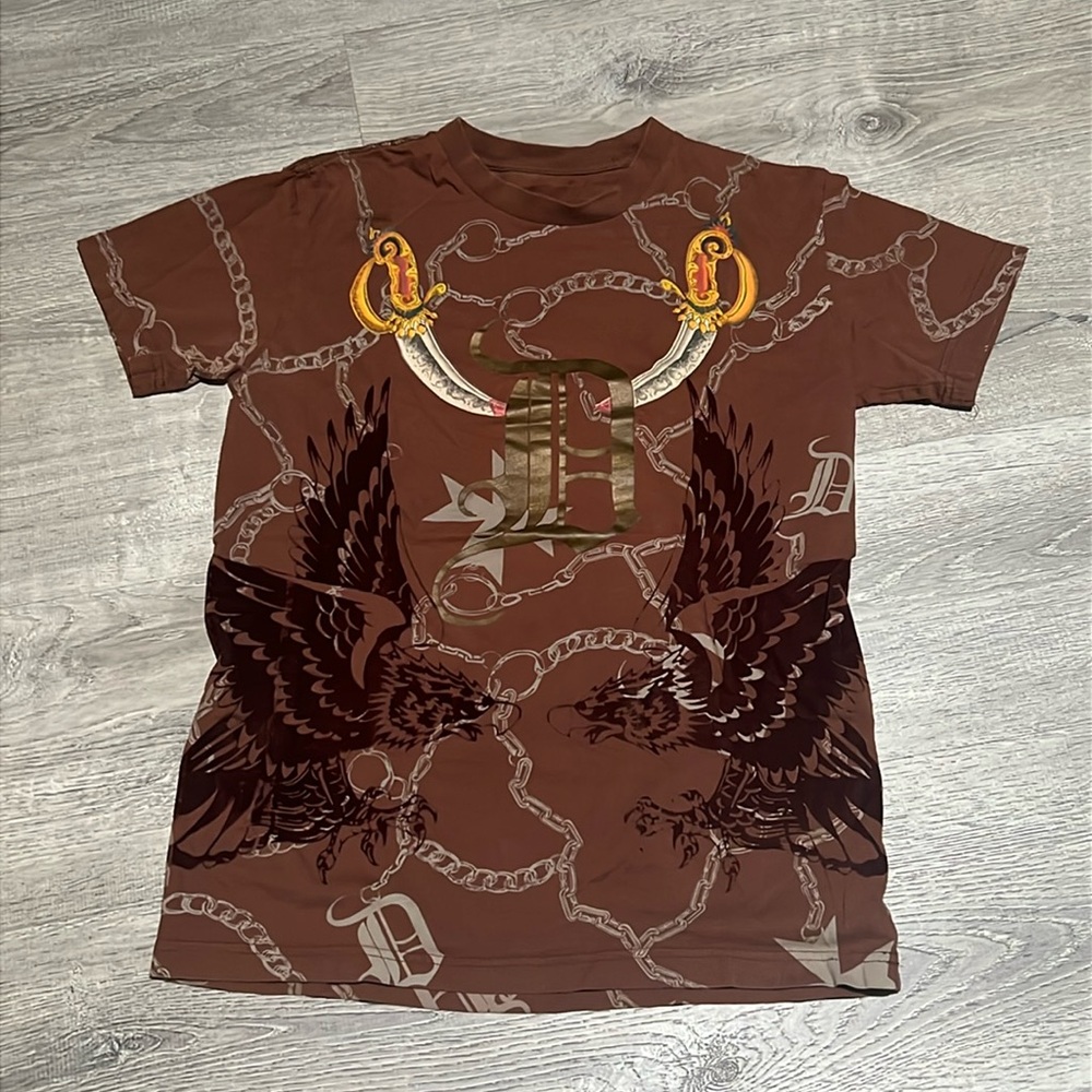 Vintage Do Denim Brown Mens T Shirt